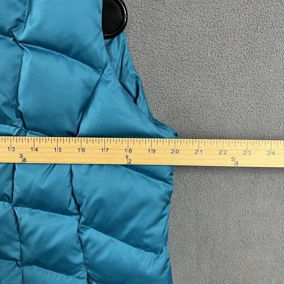Eddie Bauer Vest Womens Large Blue 650 Down Puffer Full Zip Quilted Outdoor - Picture 8 of 9